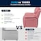 Flash Furniture Kids Recliner, 26" to 39" x 28", Upholstery Color: Pink BT-7985-KID-PINK-GG - alternate 2